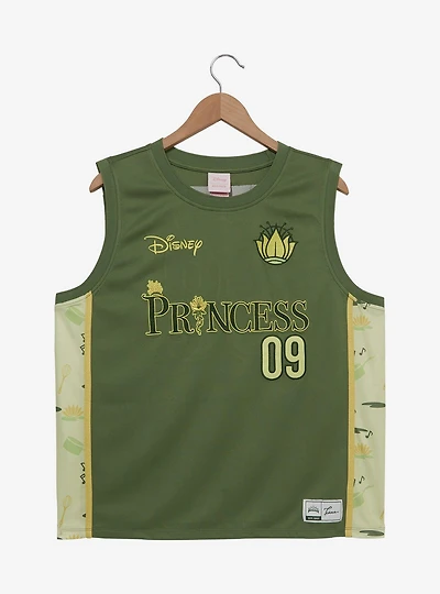 Disney the Princess and Frog Tiana Women's Plus Cropped Basketball Jersey — BoxLunch Exclusive