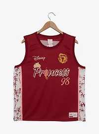 Disney Mulan Embroidered Women's Plus Cropped Basketball Jersey — BoxLunch Exclusive
