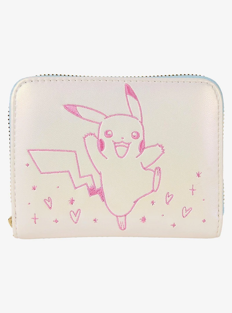 Loungefly Pokémon Pikachu Iridescent Small Zip Wallet