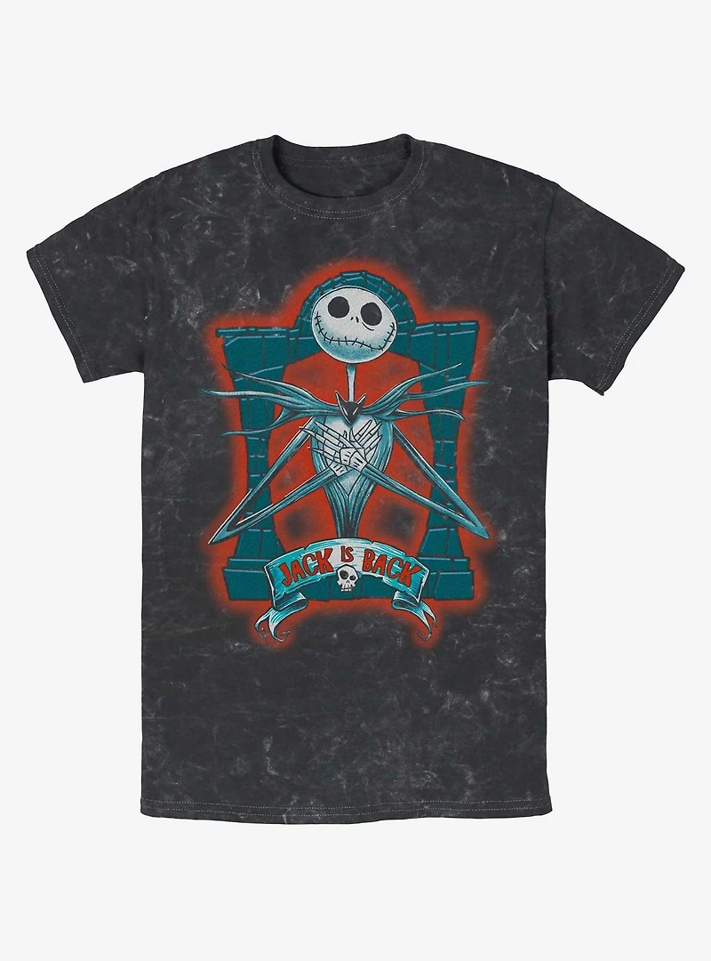 Disney The Nightmare Before Christmas Jack Crypt Mineral Wash T-Shirt