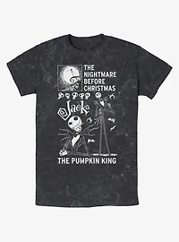 Disney The Nightmare Before Christmas Jack Mineral Wash T-Shirt