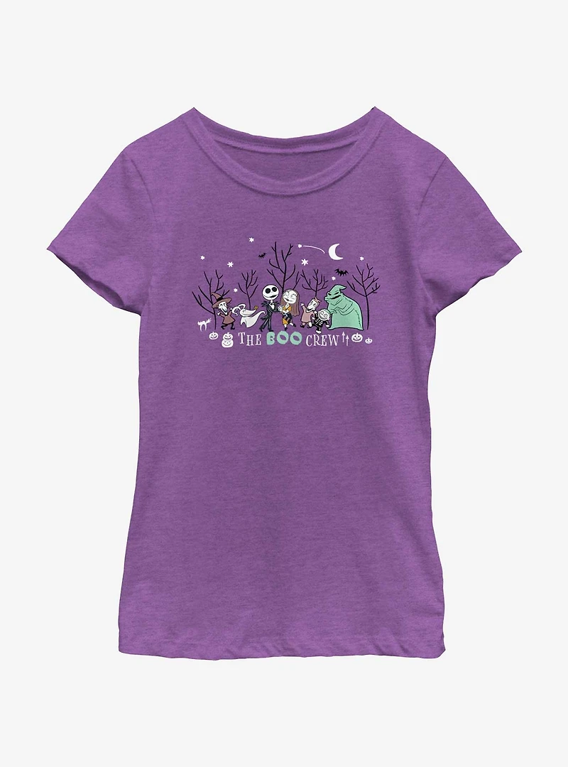 Disney The Nightmare Before Christmas Boo Crew Youth Girls T-Shirt