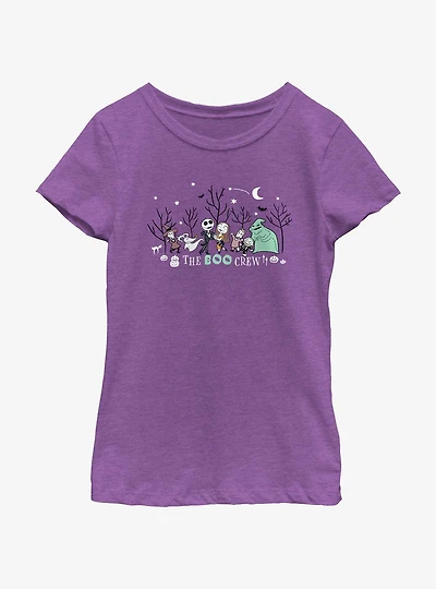 Disney The Nightmare Before Christmas Boo Crew Youth Girls T-Shirt