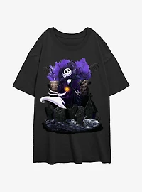 Disney The Nightmare Before Christmas Graveyard Buddies Womens Oversized T-Shirt