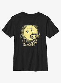 Disney The Nightmare Before Christmas Moon Friends Youth T-Shirt