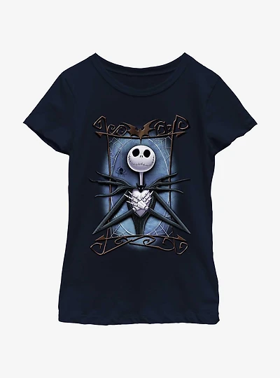 Disney The Nightmare Before Christmas Framed Jack Youth Girls T-Shirt