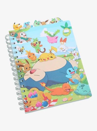 Pokémon Field Group Portrait Figural Tab Journal