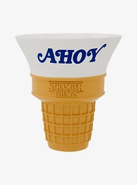 Stranger Things Scoops Ahoy Ice Cream Cone Bath Tumbler