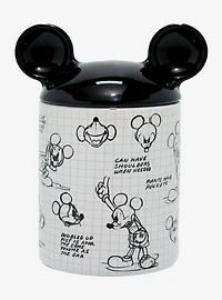 Disney Mickey Mouse Sketchbook Storage Jar