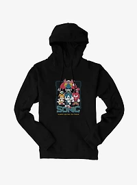 Sonic The Hedgehog Group Retro Hoodie