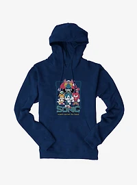 Sonic The Hedgehog Group Retro Hoodie