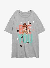 Disney Moana Be You Womens Oversized T-Shirt