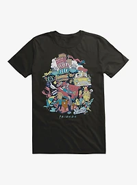 Friends Iconic Collage T-Shirt