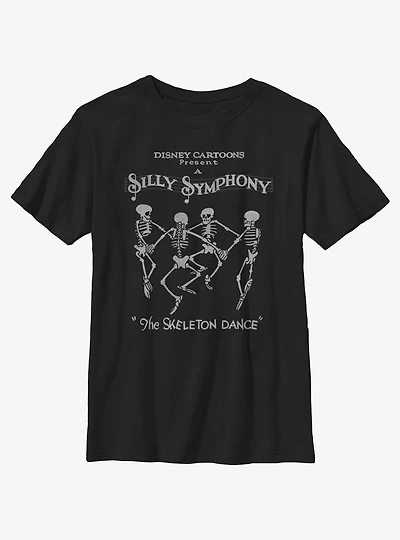 Disney Silly Symphony Skeleton Dance Youth T-Shirt