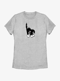 Disney Silly Symphony Angry Kitten Womens T-Shirt
