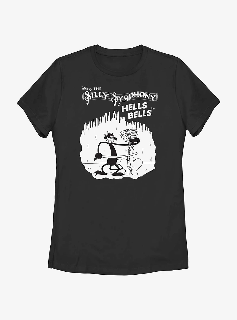 Disney Silly Symphony Hells Bells Cello Womens T-Shirt