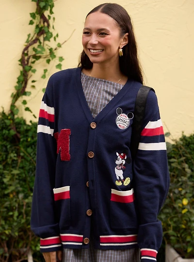 Disney Mickey Mouse Retro Baseball Cardigan — BoxLunch Exclusive