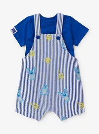 Disney Pixar Monsters, Inc. Mike & Sulley Infant Overall and Shirt Set — BoxLunch Exclusive