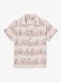 Disney Beauty and the Beast Chip Striped Toddler Woven Button-Up