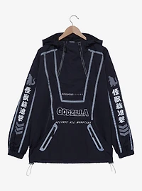 Godzilla Icons Quarter Zip Windbreaker Jacket - BoxLunch Exclusive