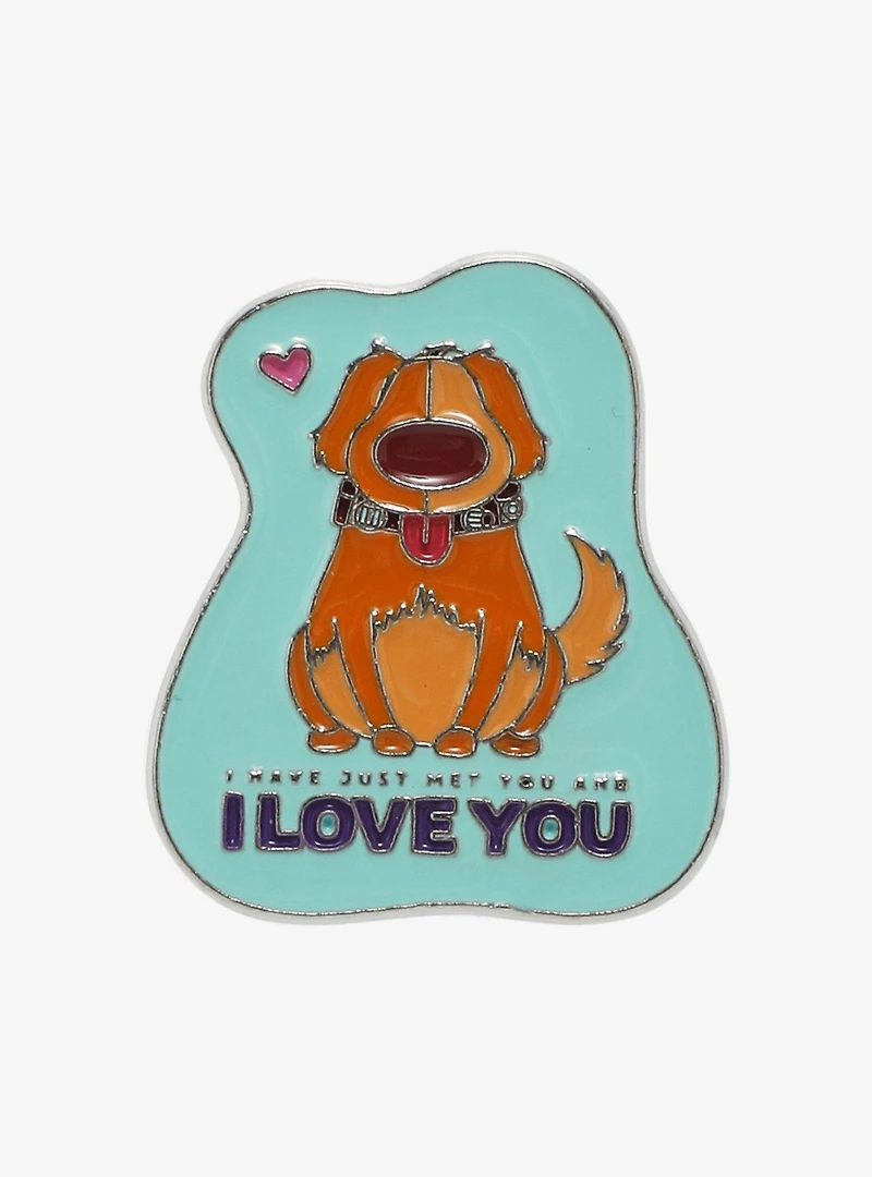 Disney Pixar Up Dug I Love You Enamel Pin
