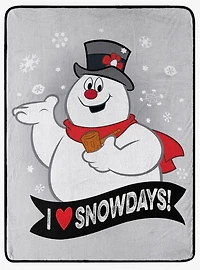 Frosty the Snowman Snowdays Micro Raschel Throw