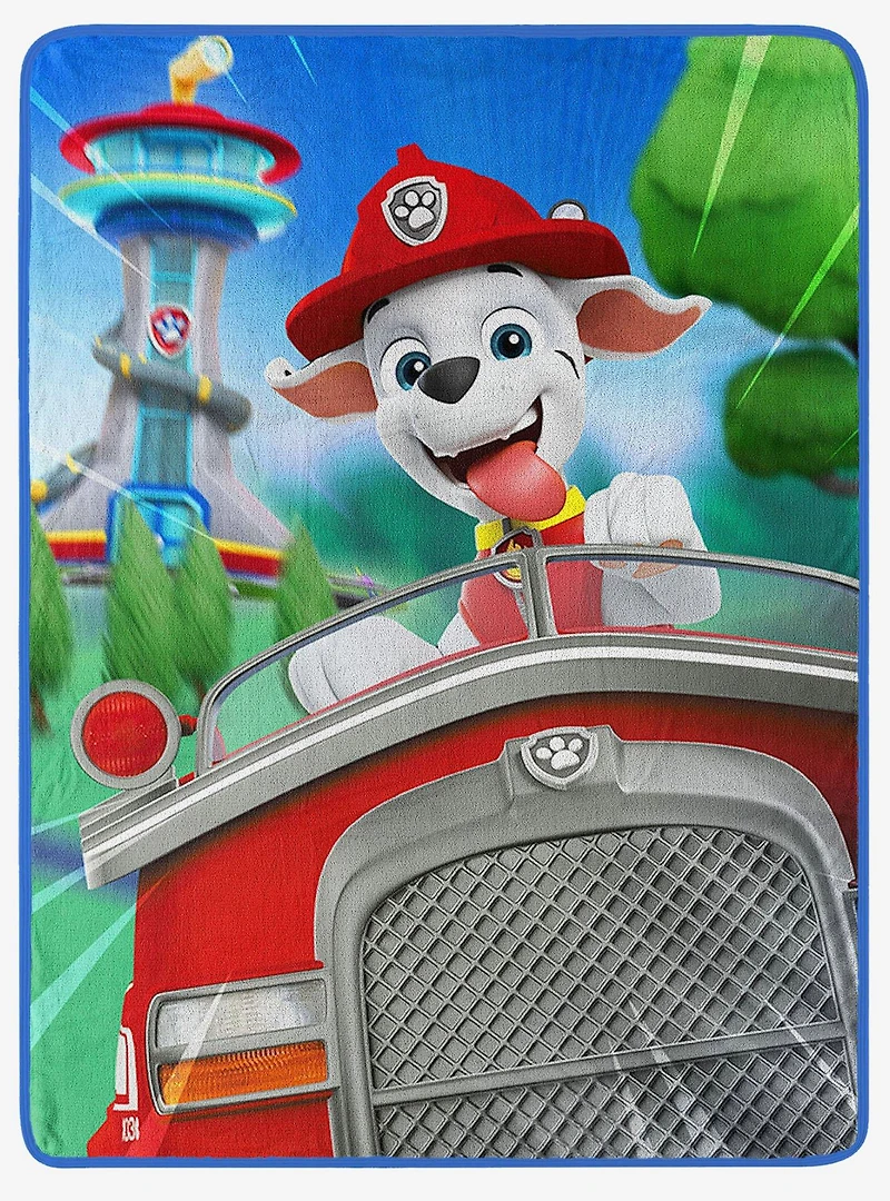 Paw Patrol On The Way Micro Raschel Throw