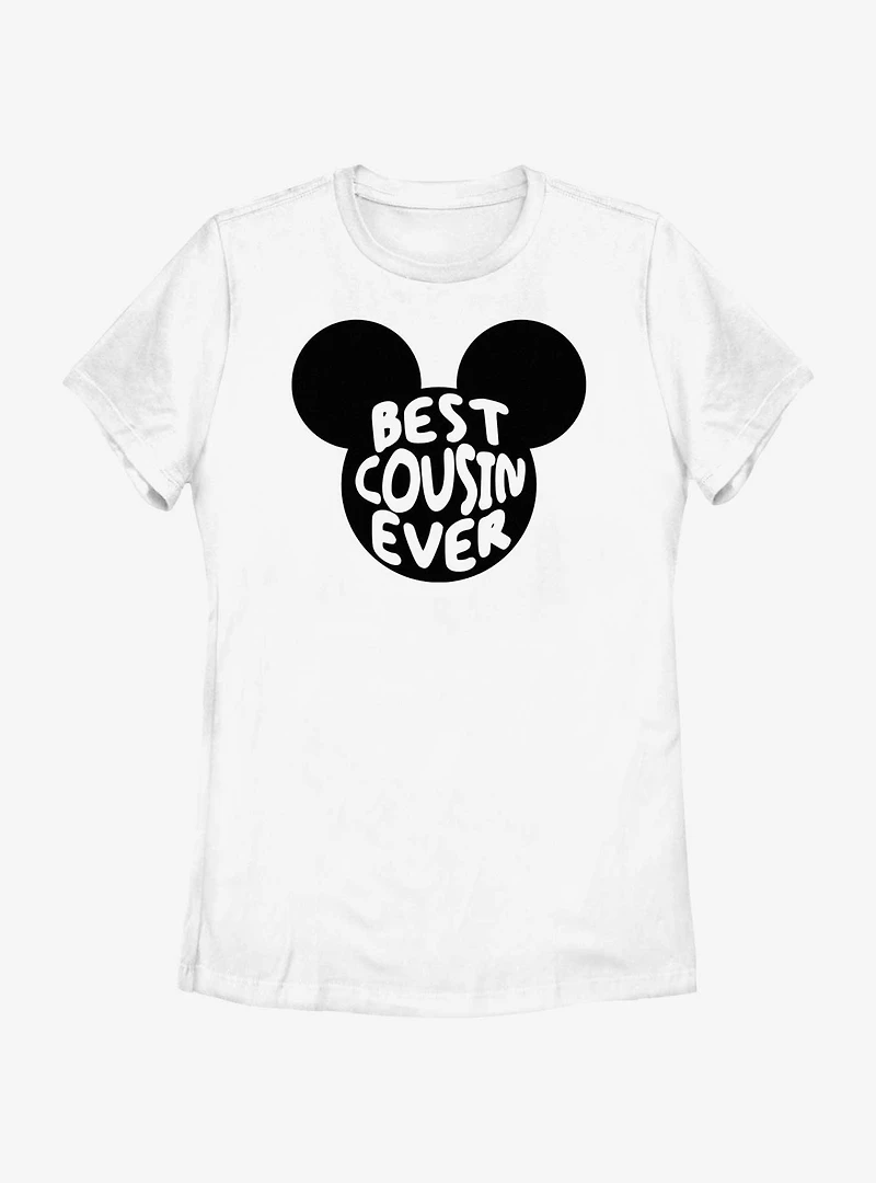 Disney Mickey Mouse Best Cousin Ever Ears Womens T-Shirt