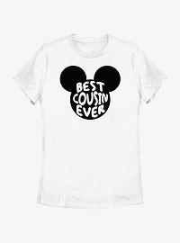 Disney Mickey Mouse Best Cousin Ever Ears Womens T-Shirt