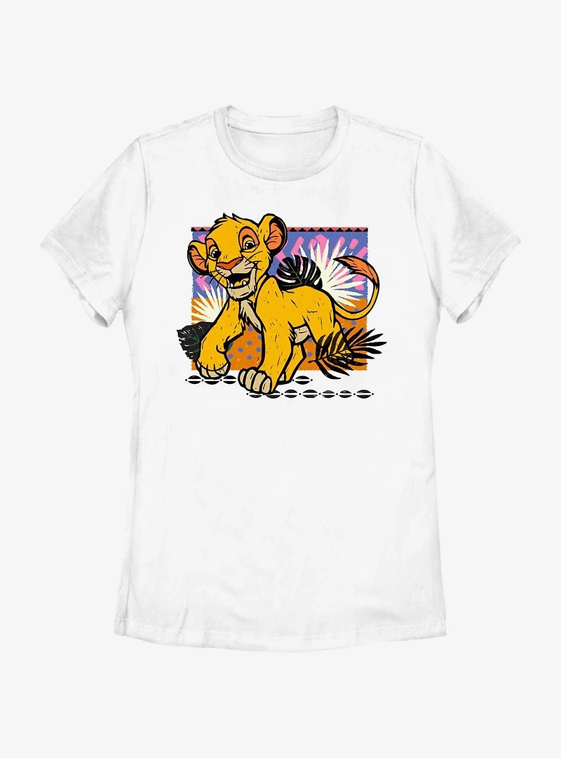 Disney The Lion King Young Simba Womens T-Shirt
