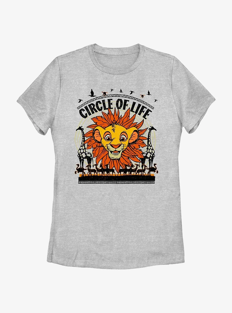 Disney The Lion King Circle Of Life Portrait Womens T-Shirt