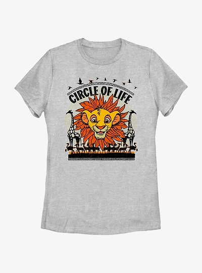 Disney The Lion King Circle Of Life Portrait Womens T-Shirt