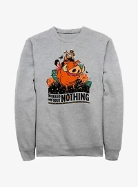 Disney The Lion King Worried Bout Nothing Portrait Sweatshirt