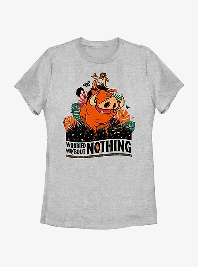 Disney The Lion King Worried Bout Nothing Portrait Womens T-Shirt