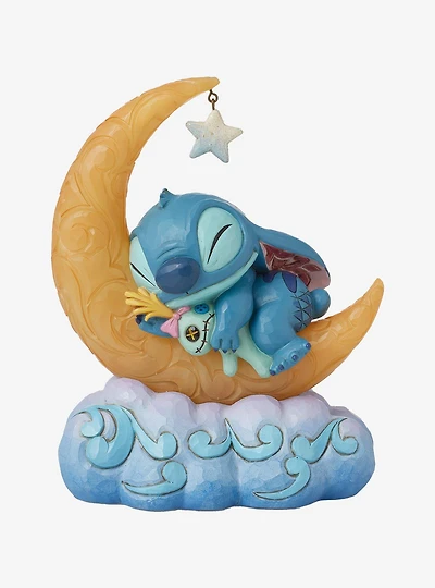 Enesco Disney Traditions Lilo & Stitch Scrump & Stitch Moon Nap LED Figure