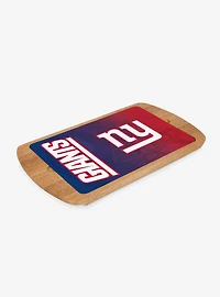 NFL New York Giants Football Field Glass Top Cutting Board