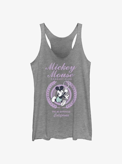 Disney Mickey Mouse Racquet Club Palm Springs Womens Tank Top