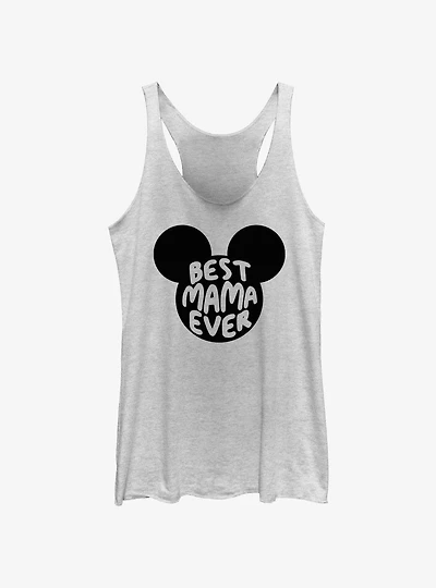Disney Mickey Mouse Best Mama Ever Ears Womens Tank Top
