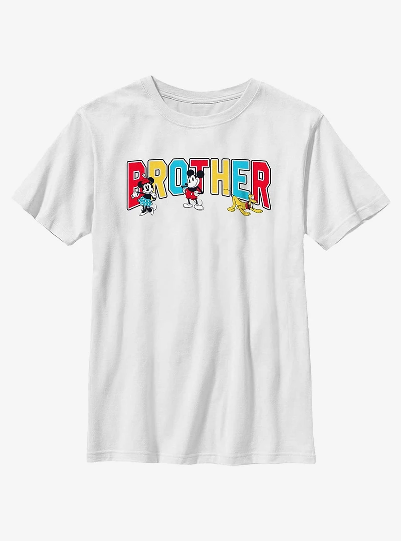 Disney Mickey Mouse Brother Collegiate Youth T-Shirt
