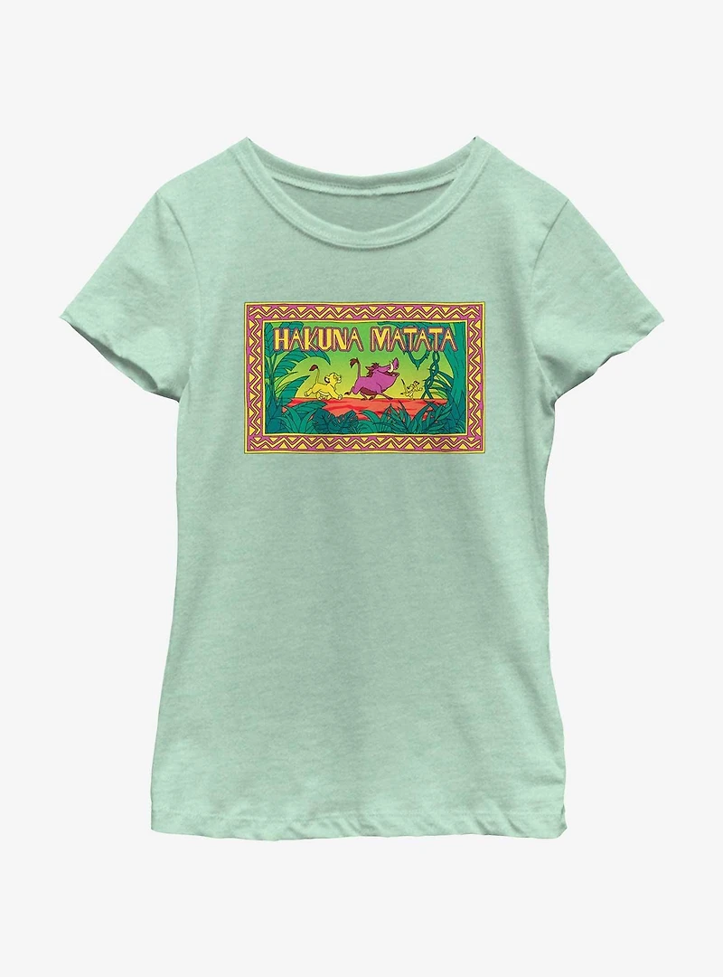 Disney The Lion King Hakuna Matata Frame Youth Girls T-Shirt