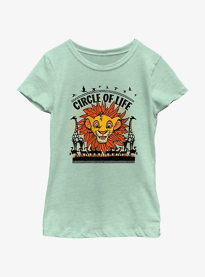 Disney The Lion King Circle Of Life Portrait Youth Girls T-Shirt
