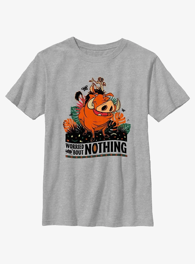Disney The Lion King Worried Bout Nothing Portrait Youth T-Shirt