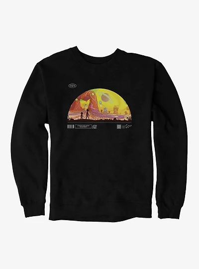 Rick And Morty Walking On A Planet Sweatshirt