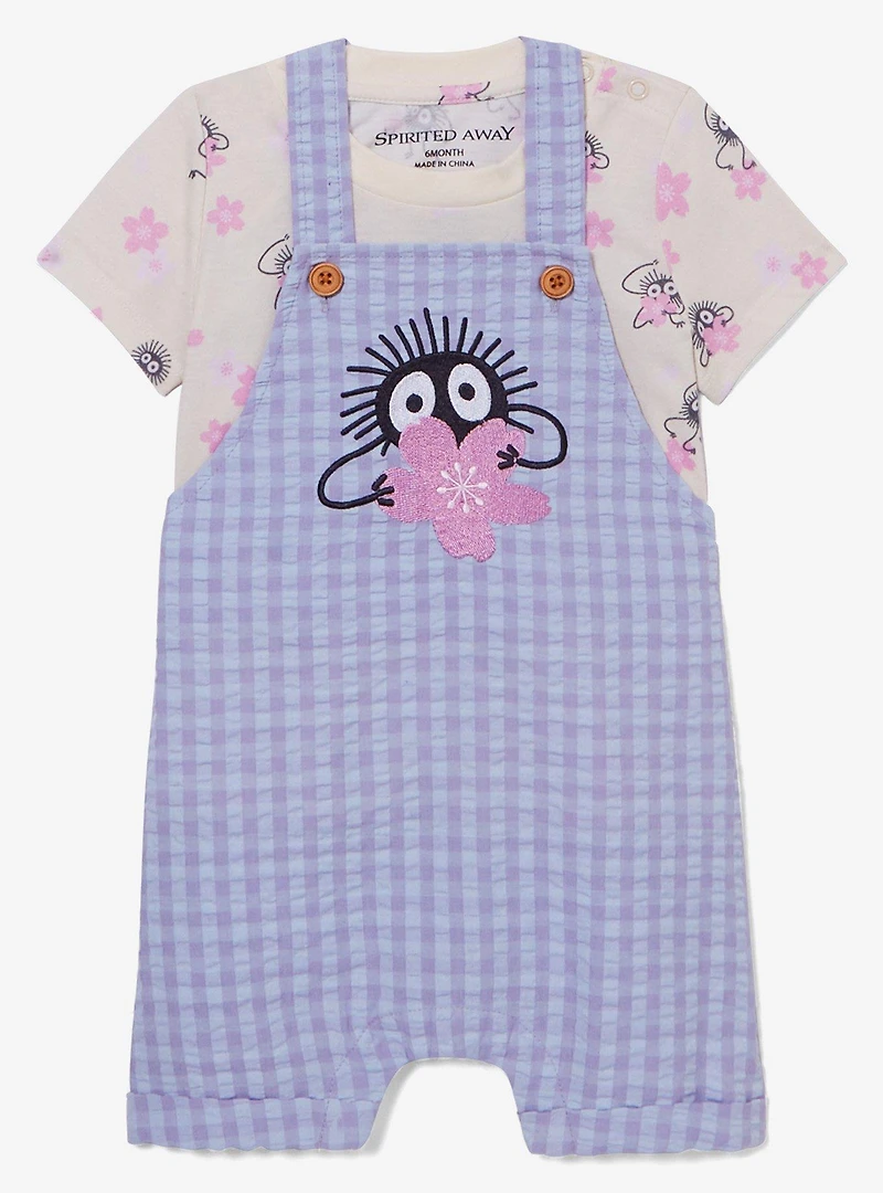 Studio Ghibli® Spirited Away Soot Sprites Cherry Blossom Infant Overall & Shirt Set