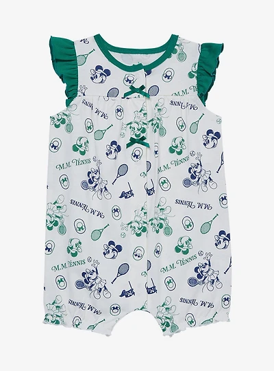 Disney Minnie Mouse Tennis Allover Print Infant One Piece