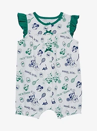 Disney Minnie Mouse Tennis Allover Print Infant One Piece