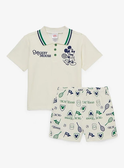 Disney Mickey Mouse Tennis Toddler Polo Top and Shorts Set — BoxLunch Exclusive