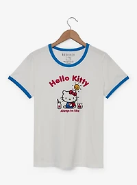 Sanrio Hello Kitty Always Be Kind Women's Ringer T-Shirt