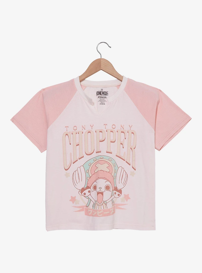One Piece Chopper Pink Women's Baby Tee — BoxLunch Exclusive