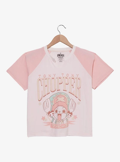 One Piece Chopper Pink Women's Baby Tee — BoxLunch Exclusive